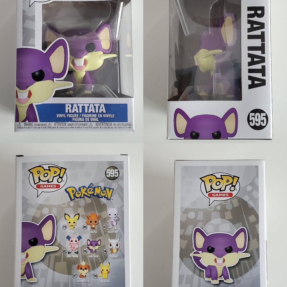 Funko Pop Games Pokemon Rattata 595